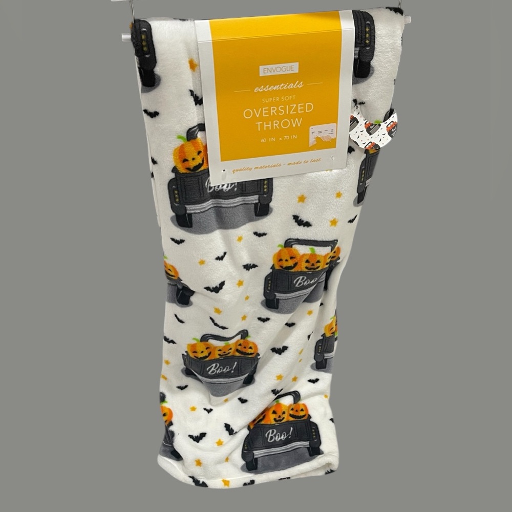 Halloween Pumpkin Oversized Throw Blanket